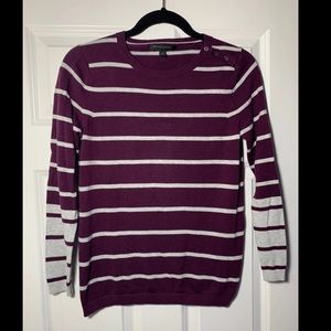BR striped sweater